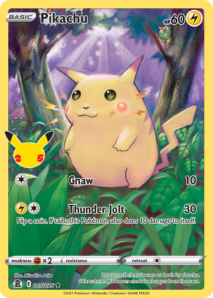 Celebrations Pikachu #5 / 25
